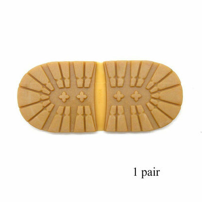 Men Shoe Soles Thick Non-Slip DIY Replacement Repair Rubber Outsoles 18.2x12.2cm
