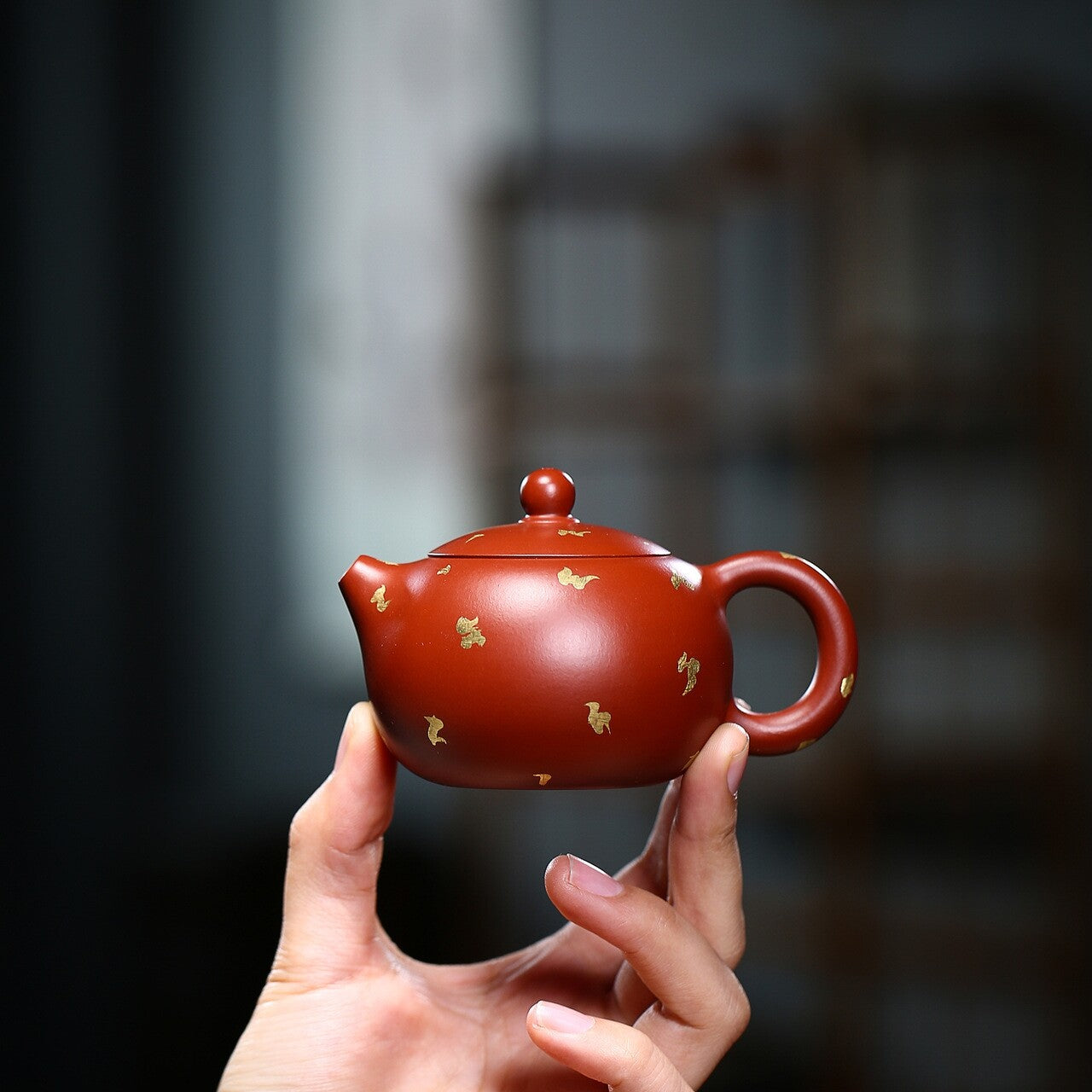 Real Yixing Zisha Tea Pot Dahongpao Clay Marked Xishi Pot 130ml Small Kungfu Pot
