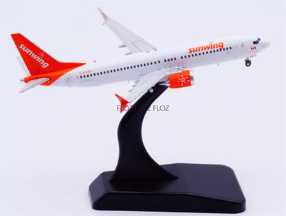 for JC Wings for Sunwing for Boeing 737 MAX 8 C-FYXC 1:400 plane Pre-built Model