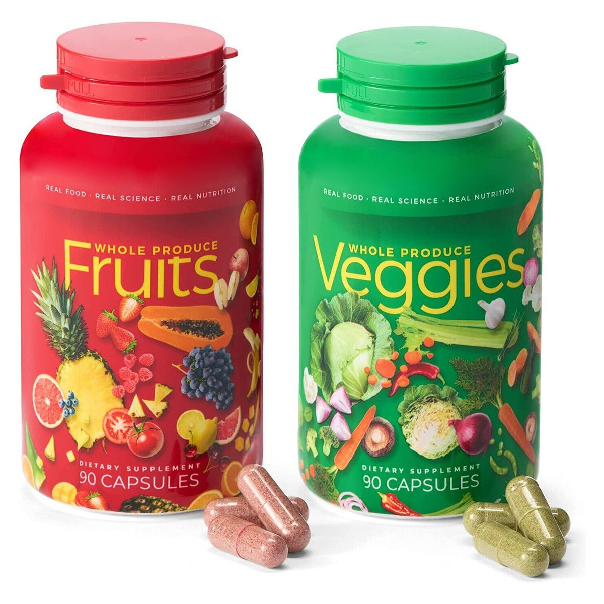 Fruit and vegetable capsules