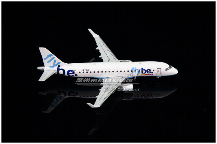 1:400 JC Wings Flybe Embraer ERJ 170-200STD Airplane Diecast Aircraft Model