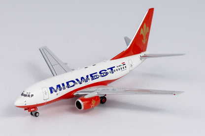 1:400 NG Model MIDWEST BOEING 737-600 Passenger Airplane Diecast Aircraft Model
