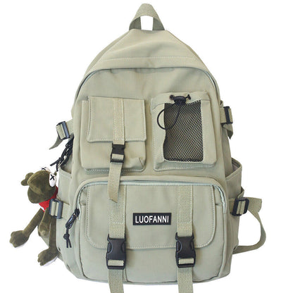 Women Nylon Backpack Travel Student School Bag Men Laptop Backpack Male Bags