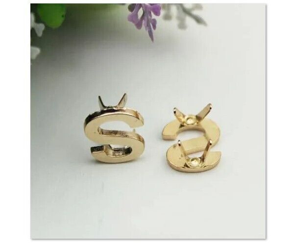 English Letters Rivets 5Pcs Metal DIY Claw Studs Bags Clothes Hats Leather Decor