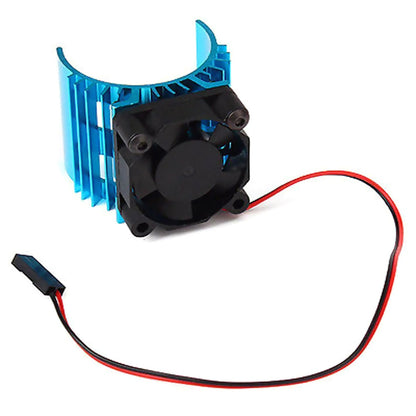 Aluminum Heat sink with 5V Cooling Fan for RC 1/10 Car 540 550 3650 Size Motor D