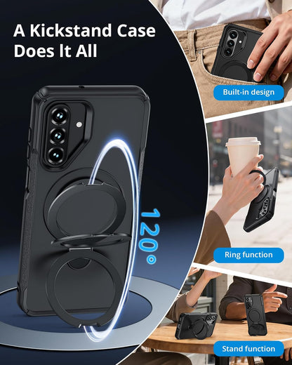 For Galaxy A16 5G Phone Case: for Galaxy A17 5G Phone Case [Wireless Charging] [