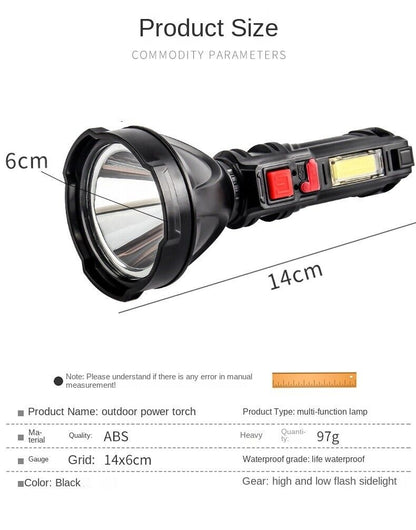 Rechargeable Flashlight LED USB Lamp Powerful Lighting Waterproofing 4 MODES US
