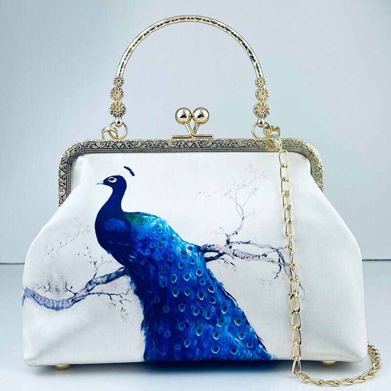 Evening Shell Bags Printing Crossbody Bags Handbags Chain Shoulder Messenger Bag