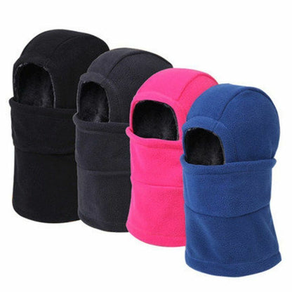 Winter Hat Fleece Scarf Beanie Neck Warm Thick Hiking Running Cycling Windproof