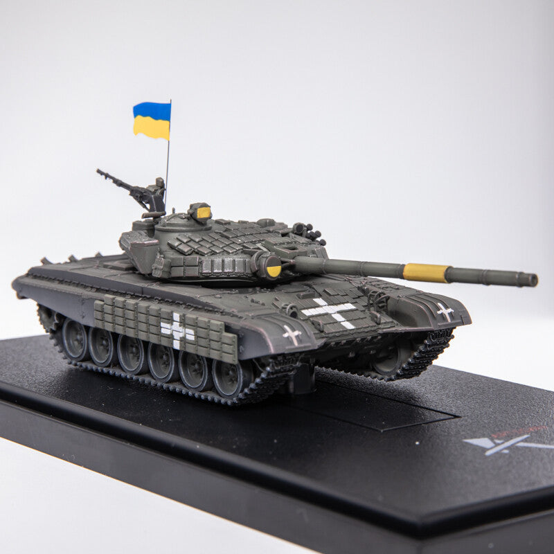 1:72 ARTISAN Ukraine T-72 Main Battle Tanks Plastic Diecast Military Armor Model