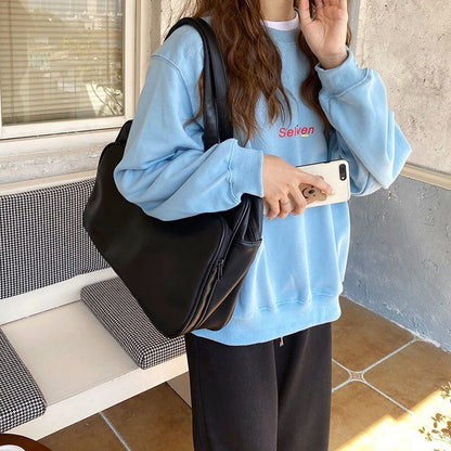Women Tote Bag Shoulder Bags Large Briefcase Student Portable Bookbag 28*42*11CM