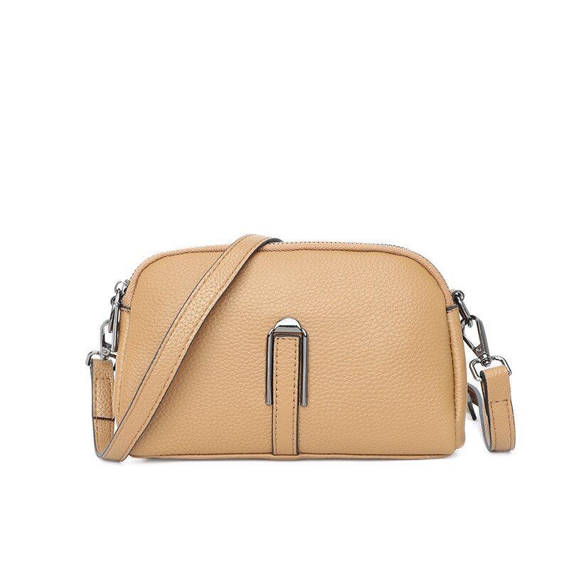 Shell Sling Vintage Purse Handbag Genuine Leather Tote Shoulder Messenger Purse