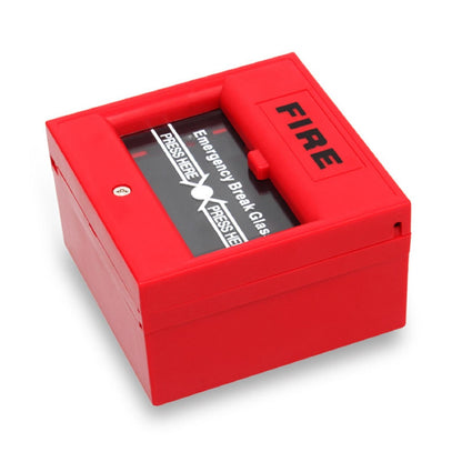 24-220VDC Emergency Button Fire Alarm Door Break Release Glass Exit Switch Kit q