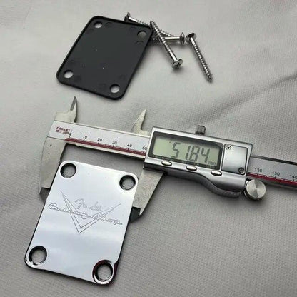 Fender Custom Shop Neck Plate for Telecaster and Stratocaster Guitar Chrome