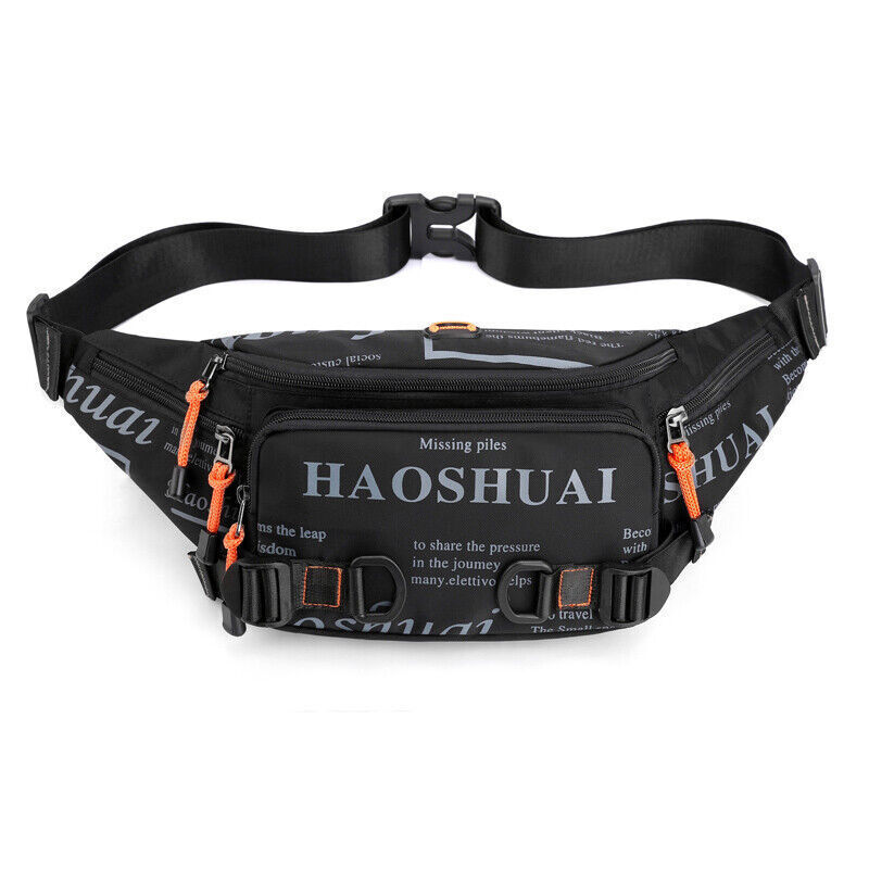 Waist Bags Men Nylon Waist Packs Belt Bag Pack Travel Chest Bags Leg Bag