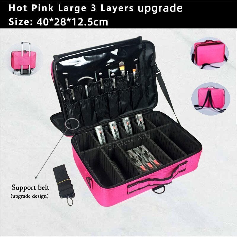 Make Up Bag Professional Makeup Case Makeup Cosmetic Case Storage Bag