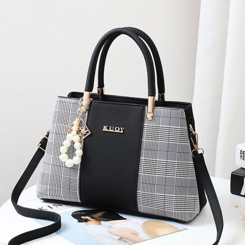 Women Handbag Ladies Embossed Shoulder Bag Ladies Bag Hairball Bag