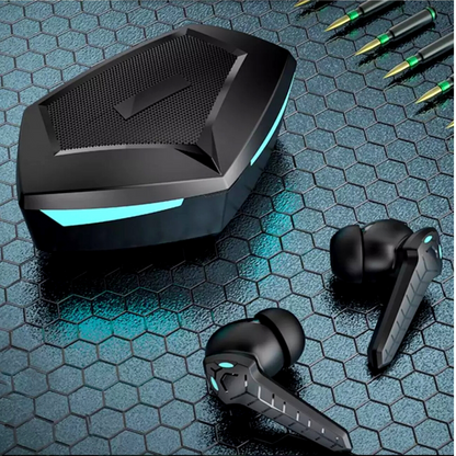 Headphones Wireless Earbuds Bluetooth Headset True Black in ear Dual Gaming US*