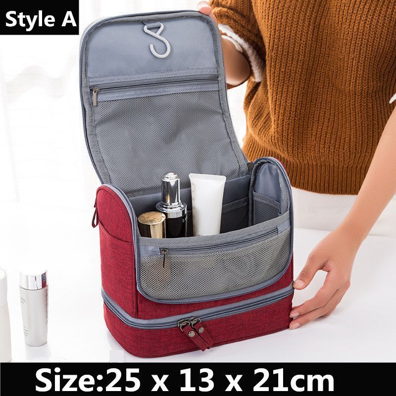 Hanging Cosmetic Bag Travel Make up Toiletry Storage Cases Organizer Pouch S/M/L