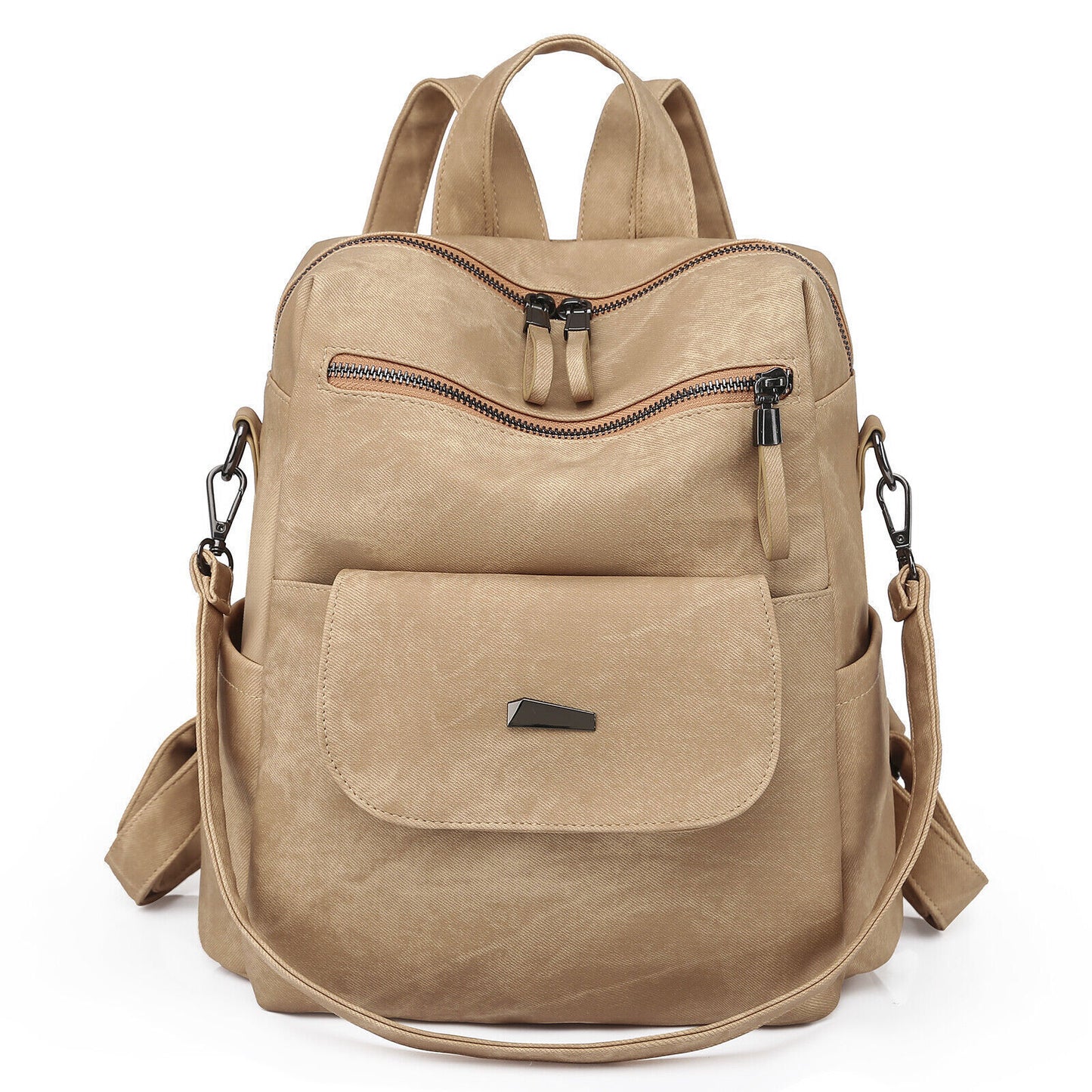 Fashion Leather Backpack Purse Convertible Travel Shoulder Satchel PU Handbags