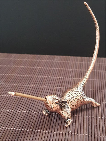 Mouse Shaped Incense Holder Desktop Ornaments Incense Burner