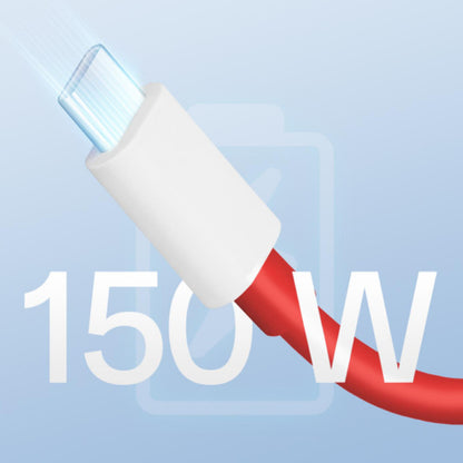 OnePlus SUPERVOOC Type‑C to Type‑C Cable (12A, 1m, Red) – 150W Flash Charge