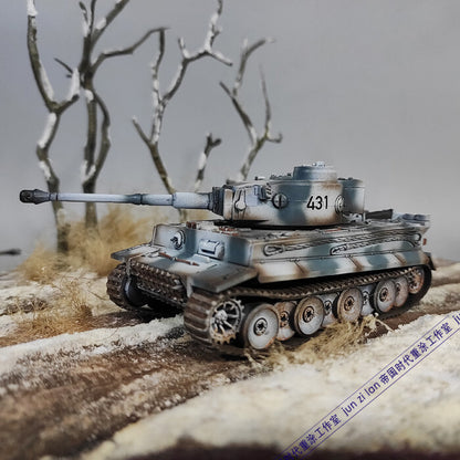 1/72 Tiger Type 1 Tank Model Winter Camo Tank Model