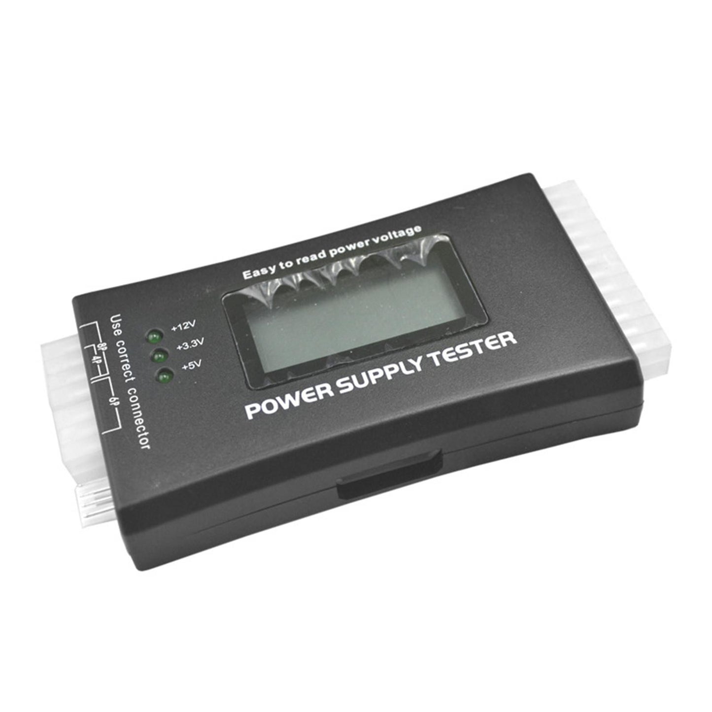 LCD Digital Power Tester LCD PC Computer 20/24 Pin 4 PSU ATX BTX ITX SATA HDD