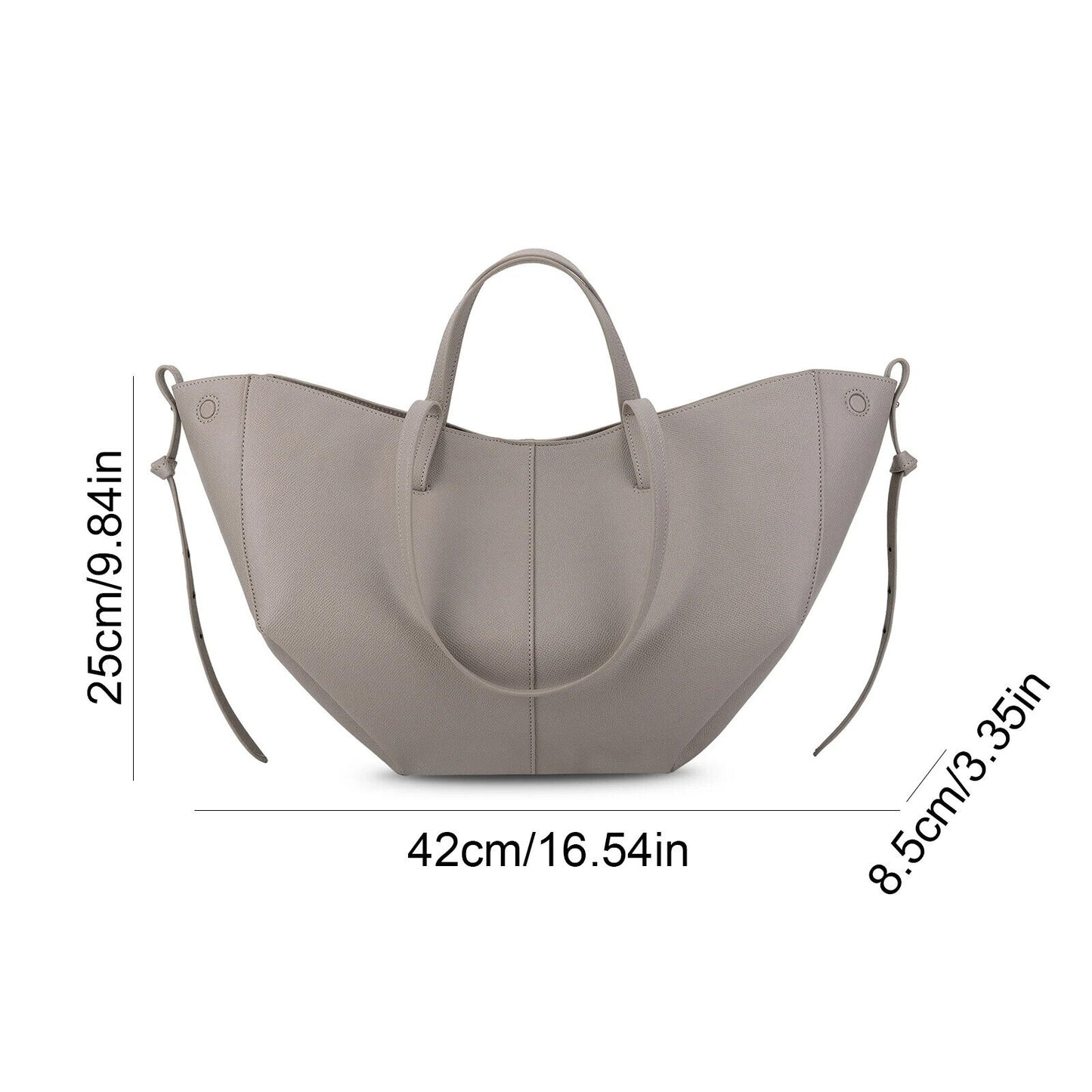 Ladies Bag Women PU Leather Chic Shoulder Bag Purse Commuting Tote Handbag