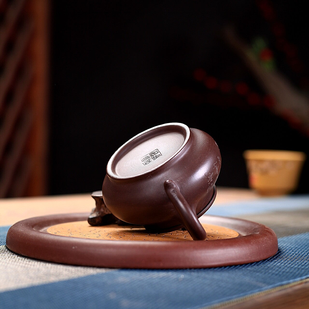 Real Yixing Zisha Purple Clay Tea Pot Handmade Pottery Teapot Master Pot