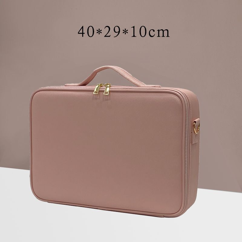 Make Up Case Professional Cosmetic Bag Synthetic Leather Makeup Purse Waterproof
