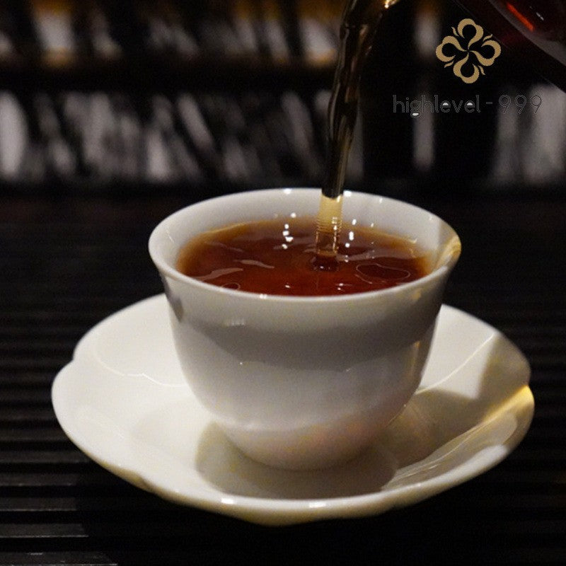 357g Aged Ripe Puer Tea Cake 2019 Bulang Mountain Menghai Yunnan Tea