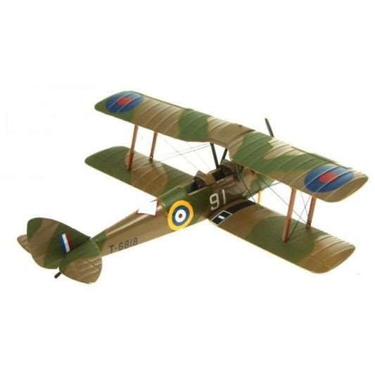 AV72 DH82A TIGER MOTH RAF TRAINER T-6818 1/72 diecast plane model aircraft