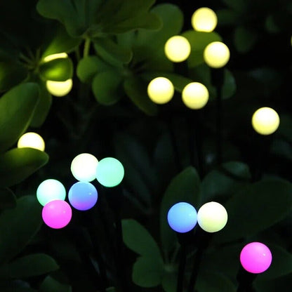 Lampara de Luciernaga 8 Led Solar Impermeable Luz para Exteriores Jardines Casa