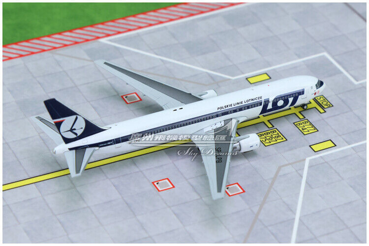 1:400 JC Wings LOT BOEING 767-300ER Passenger Airplane Diecast Aircraft Model