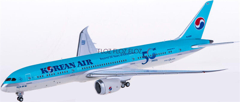 for JC Wings Korean Air for Boeing 787-9 Dreamliner HL8081 1:400 Pre-built model
