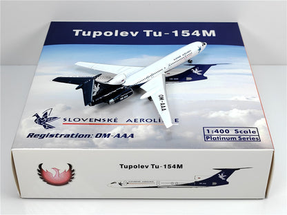 1:400 Phoenix SLOVENSKE AEROLINIE TupolevTU-154M Airplane Diecast Aircraft Model