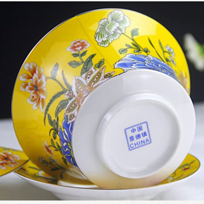 300ml Ceramic Gaiwan Tea Cup Saucer Tea Bowl Kungfu Teaware Tureen Tea Ceremony