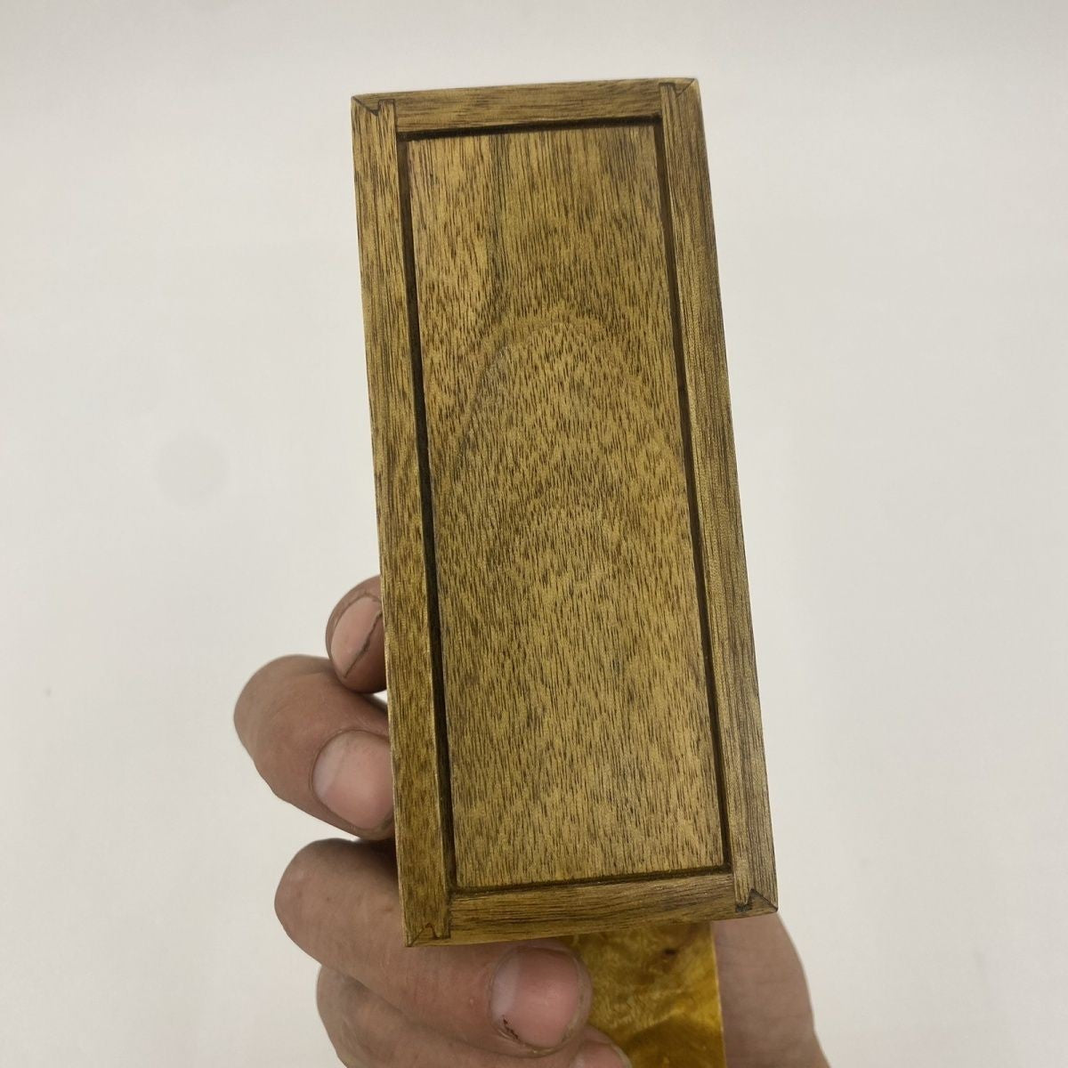 Golden Nanmu Jewelry Box Seal Case Random Color Wood Storage