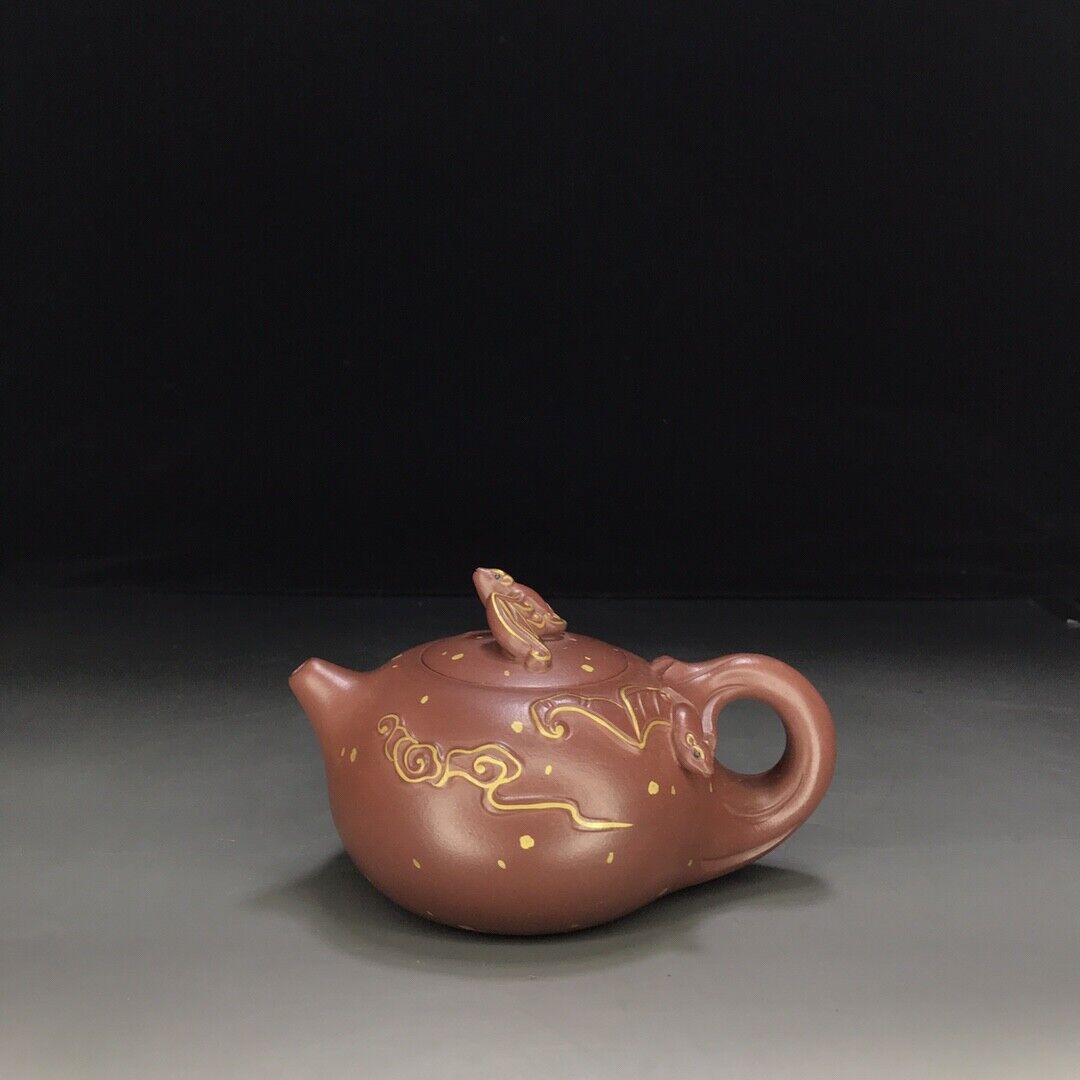 vintage chinese yixing purple clay teapot zisha ceremony teaware collection rare