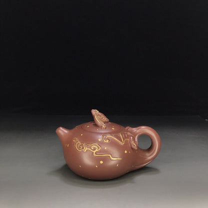 vintage chinese yixing purple clay teapot zisha ceremony teaware collection rare