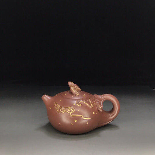 vintage chinese yixing purple clay teapot zisha ceremony teaware collection rare