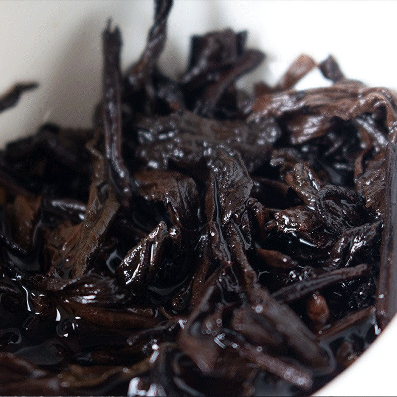 100g Ripe Pu-erh Tea Cake Menghai Flavor Chenxiang Ripe Tea Yunnan Qizi Cake