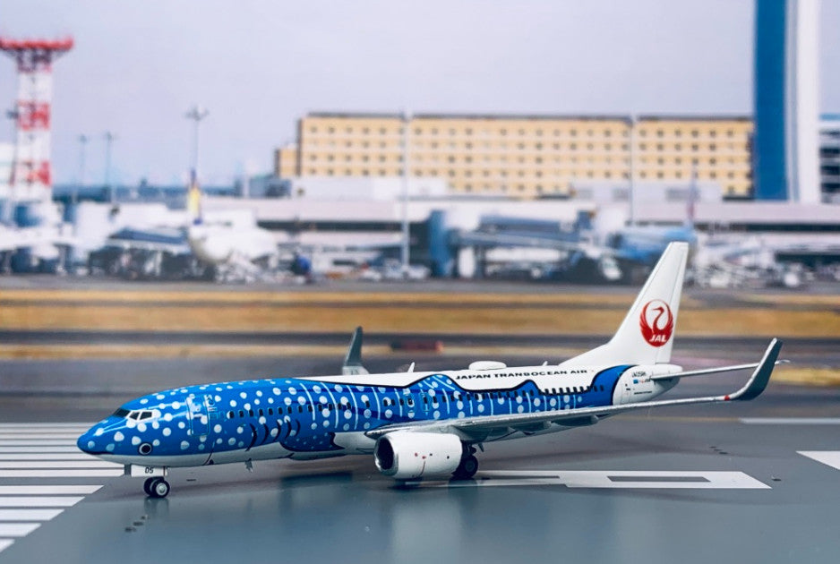 1:400 JC Wings JAL JAPAN TRANSOCEAN AIR B737-800 Passenger Plane Diecast Model