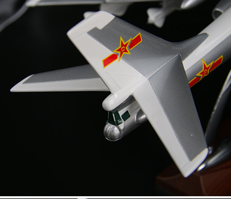 40CM 1:86 China H-6G Bomber Fighter Jet Airplane Resin Aircrarft Plane Model