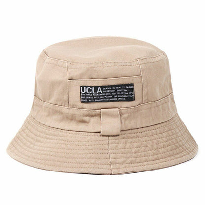 Women's Bucket Hats Retro Washed Cotton Foldable Fisherman Men Outdoor Sunscreen