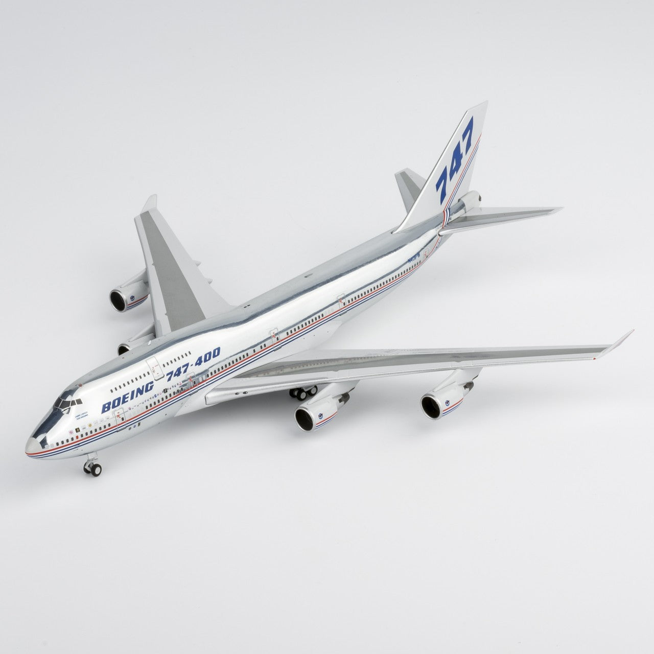 1:400 NGmodels Boeing B747-400 N401PW Passenger Airplane Diecast Plane Model