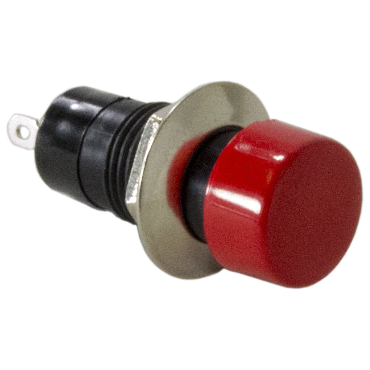 Round Red Button Momentary Switch Normally Open 3A @ 125V AC