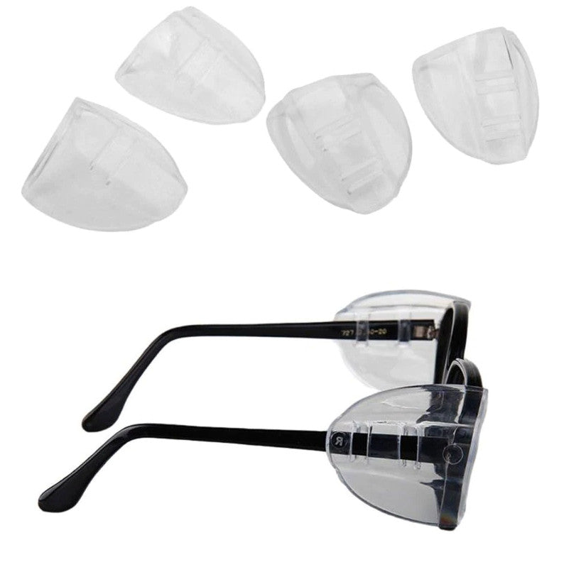 1~10Pairs Side Shields For Eye Glasses Slip On Safety Glasses Shield Universal