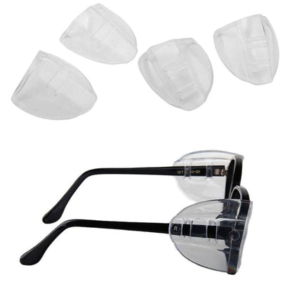 1~10Pairs Side Shields For Eye Glasses Slip On Safety Glasses Shield Universal